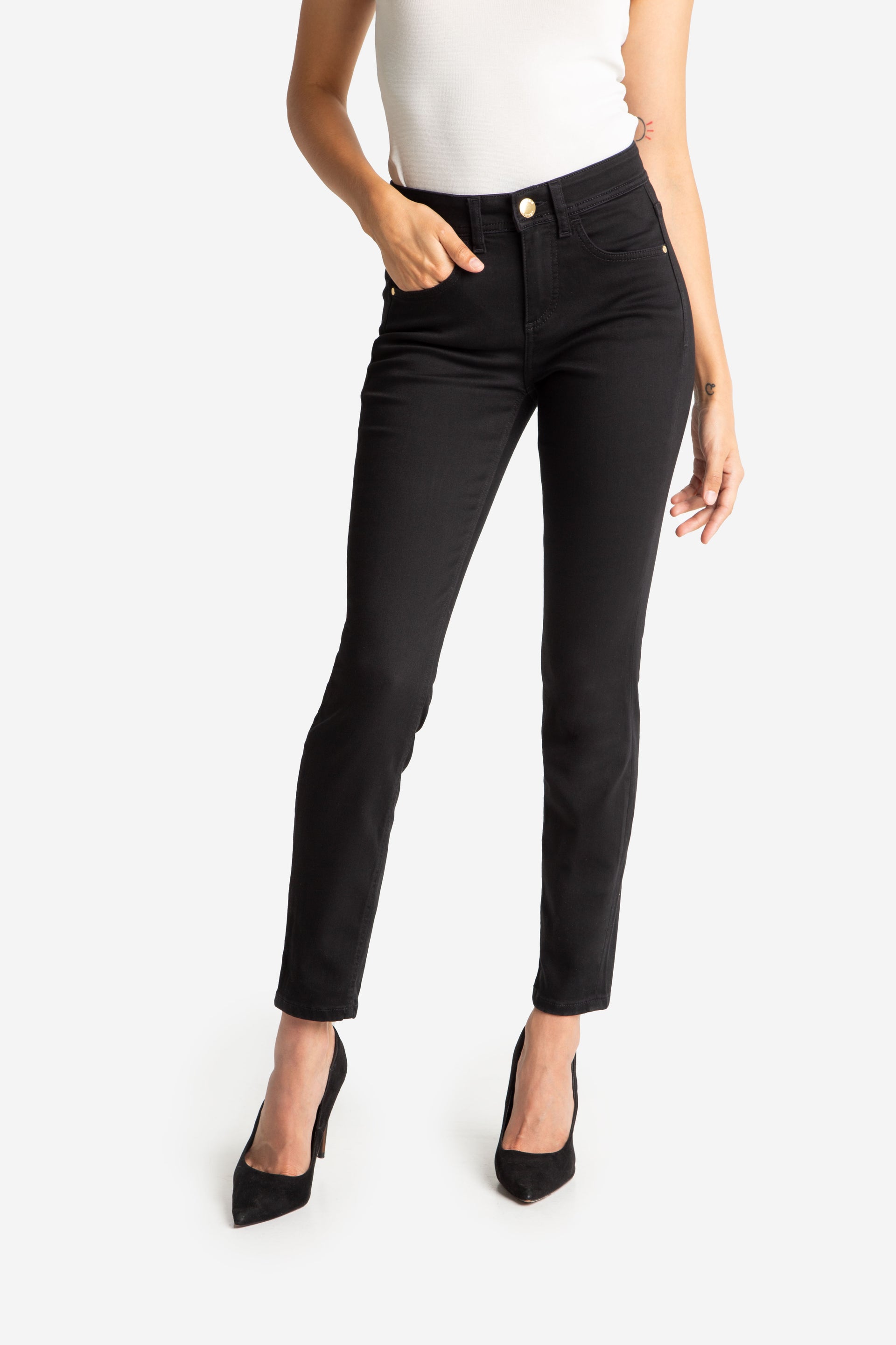 TROUSERS ADELE black – RJ Rocks Jeans – - Main Image