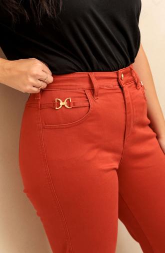 TROUSERS FENDI - red